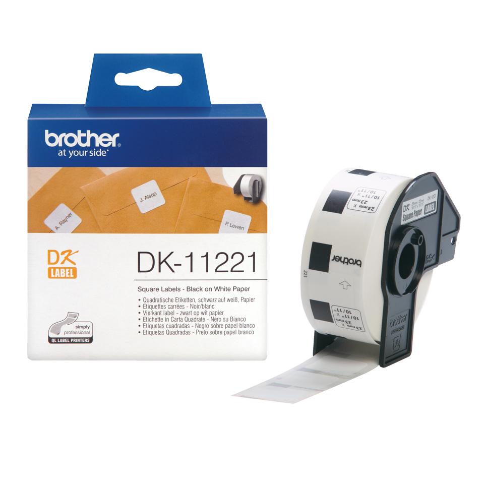 Brother - Rotolo 1000 Etichette quadrate 23 x …